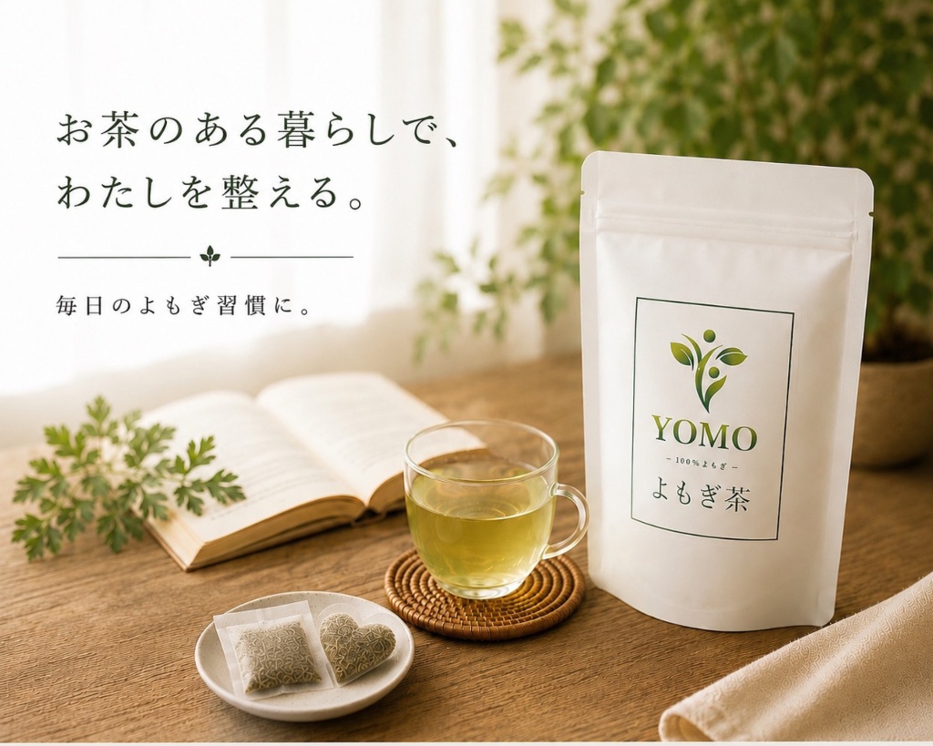 YOMO よもぎ茶 ティーバッグ 10包入り